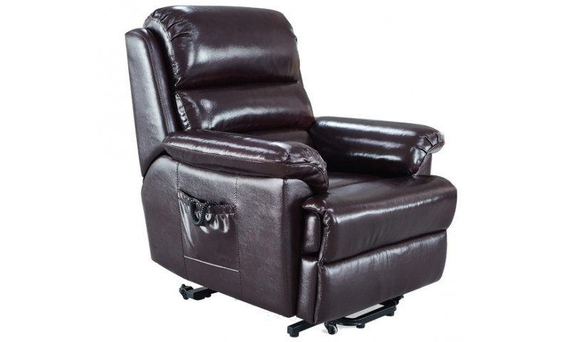 ASPEN LIFT CHAIR IN FULL GENUINE LEATHER
